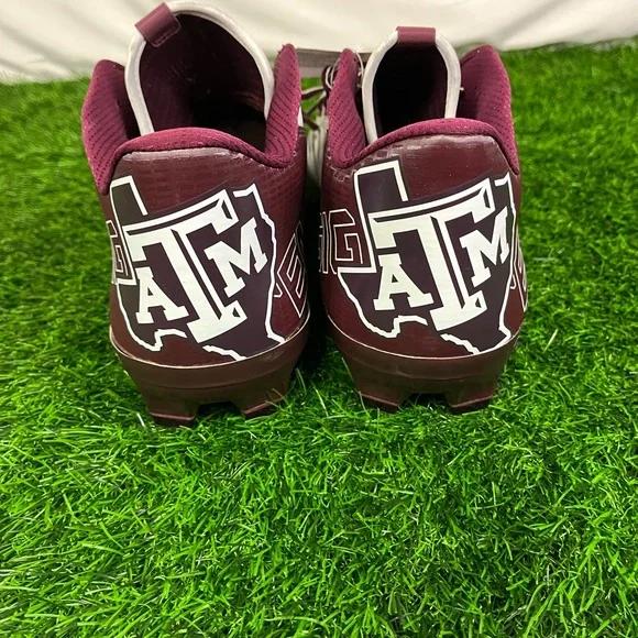 NWT Adidas Texas A&M CrazyQuick L Mens Size 13.5 Maroon White Football Cleats - Picture 13 of 15